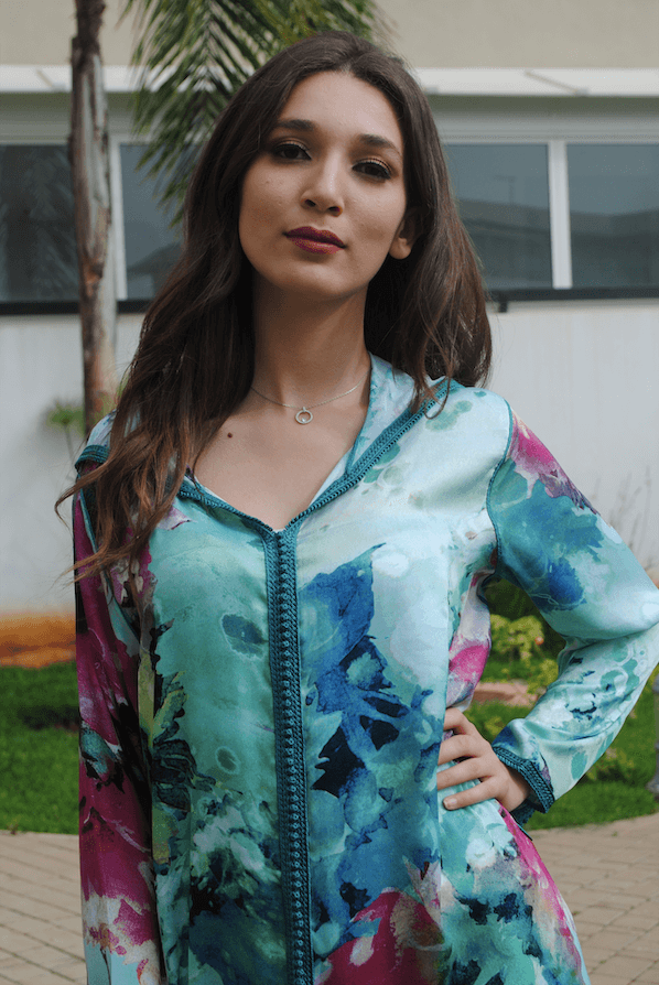 Djellaba fleuri 2025