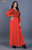 Caftan-robe rouge